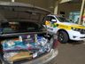 Polícia Militar Rodoviária apreende produtos contrabandeados na SC 163