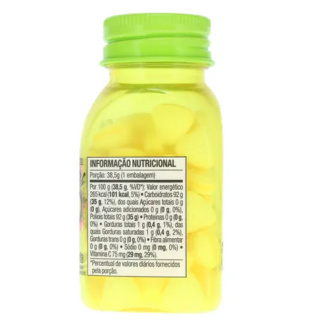 Pastilha Mentos Kiss Suor Limão Ácido Frasco com 55un - 38.5gr 360-13