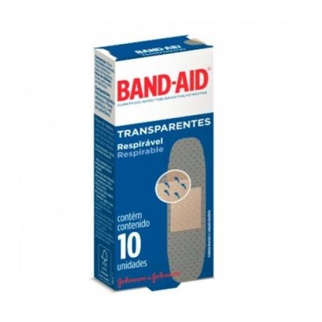 Curativo Band Aid 10un Transparente