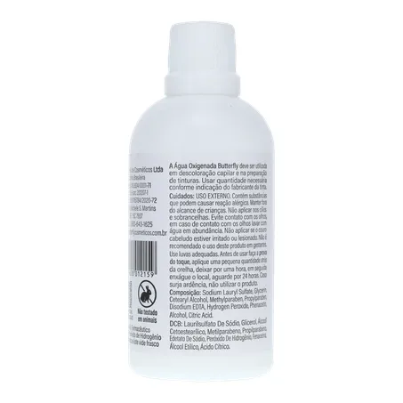 Água oxigenada cremosa butterfly volume 10 100ml 360-18