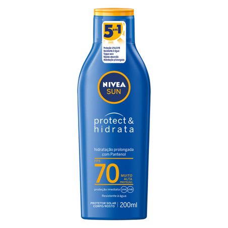 Protetor solar nivea locao f70 200ml