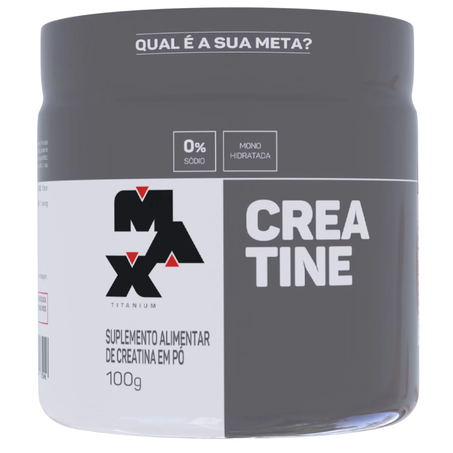 Suplemento creatina max titanium 100g