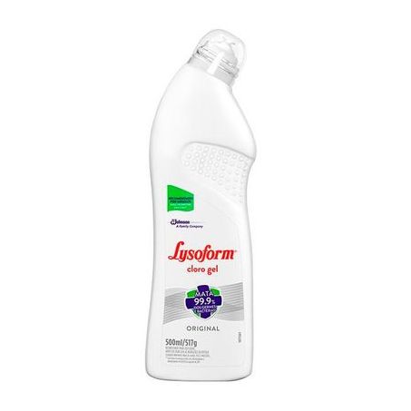 Desinfetante para Uso Geral Lysoform Cloro Gel Original Frasco 500ml