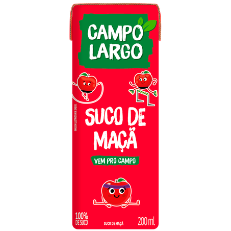 Suco Campo Largo Maçã 200ml