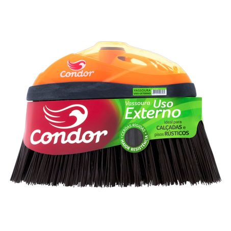 VASSOURA CERDAS RÍGIDAS EXTERNA CONDOR