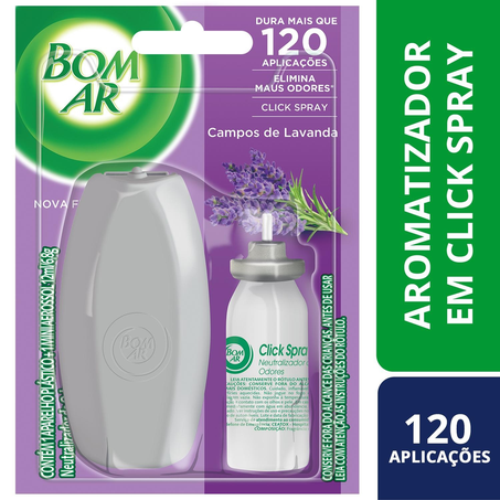 Aparelho Desodorizador Bom Ar Lavanda 12Ml