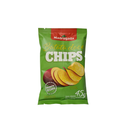 SALGADINHO MADRUGADA 45G CHIPS BATATA DOCE