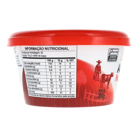 Manteiga extra com sal aurora pote 200g 360-27