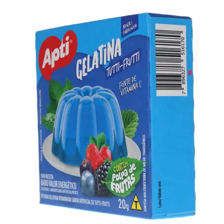 Gelatina Apti Sabor Tutti-Frutti Caixa 20gr 360-5
