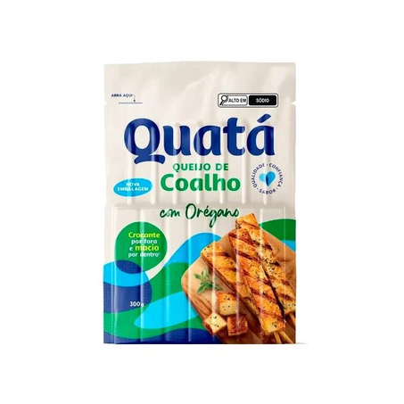 QUEIJO DE COALHO QUATA 300G OREGANO