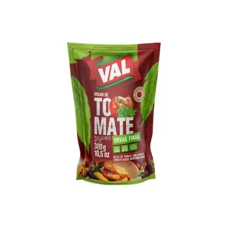 Molho de Tomate Val Ervas Finas Sachê 300g