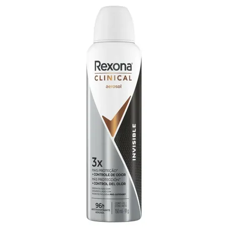 DESODORANTE CLINICAL INVISIBLE REXONA 91 G        