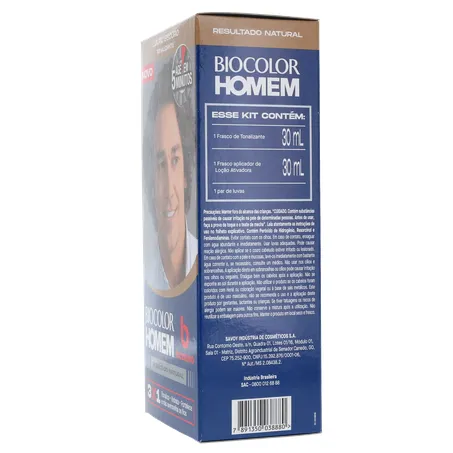 Tonalizante biocolor homem bozzano louro 360-7