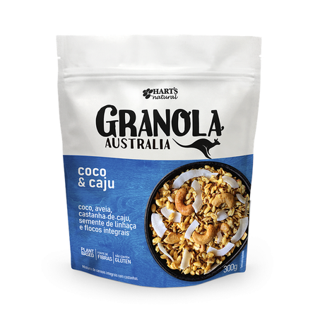 GRANOLA HARTS AUSTRALIA COCO E CAJU 300G