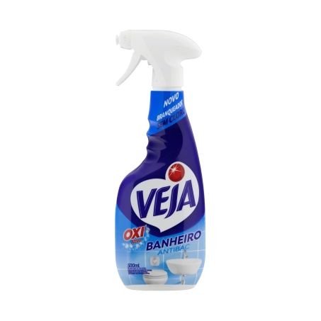Desinfetante Veja Banheiro Antibacteriano Branqueador 500ml