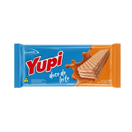 BISCOITO WAFER DOCE LTE YUPI 80G