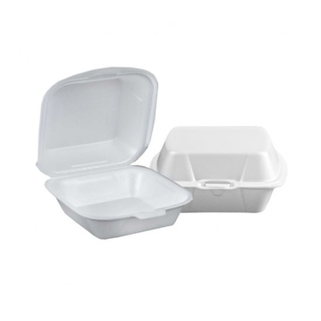 MARMITA COPOBRAS HAMBURGUER ISOPOR C/100 CH-001