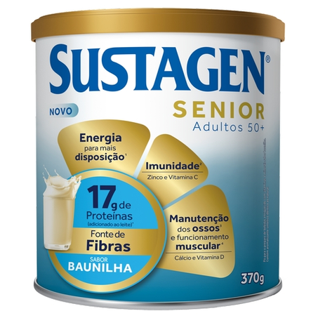 Complemento Alimentar em Pó Sustagen Baunilha Senior 370G