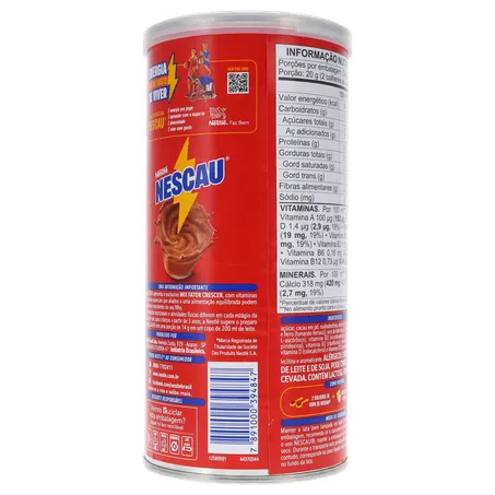 Achocolatado em Pó Nescau Lata 370gr 360-17