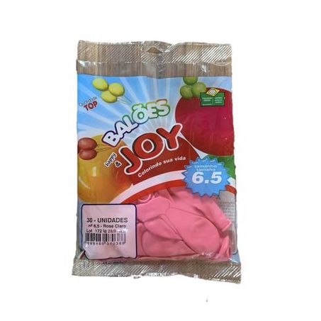 BALAO JOY LISO 6,5 X30 ROSA