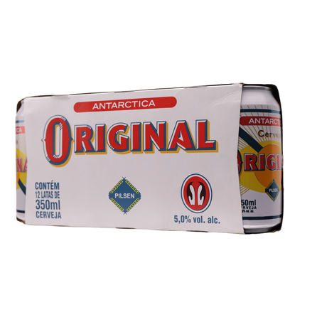 Cerveja antarctica original pilsen 350ml caixa com 12un 360-3