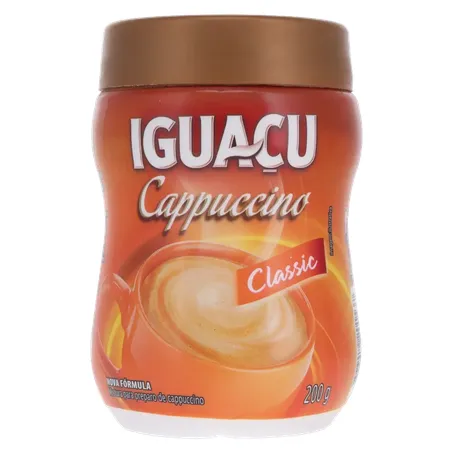 Cappuccino Iguaçu Classico Pt 200g