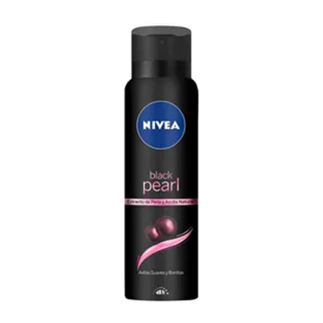 DESOD AERO NIVEA FEM BLACK PEARL 150ML+