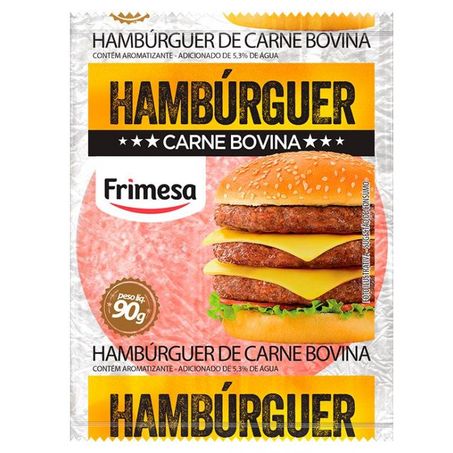 HAMBURGUER BOVINO FRIMESA 90G