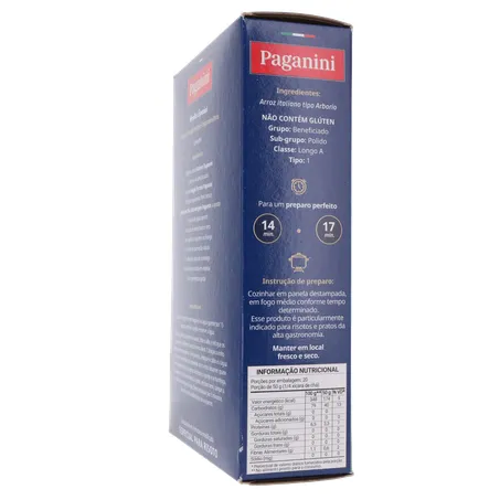 Arroz Arbório Paganini Caixa 1Kg 360-25