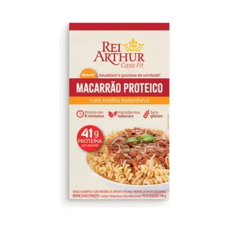 Macarrão Rei Arthur Proteico Bolonhesa 200G
