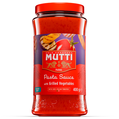Molho de Tomate Mutti com Legumes Grelhados 400g