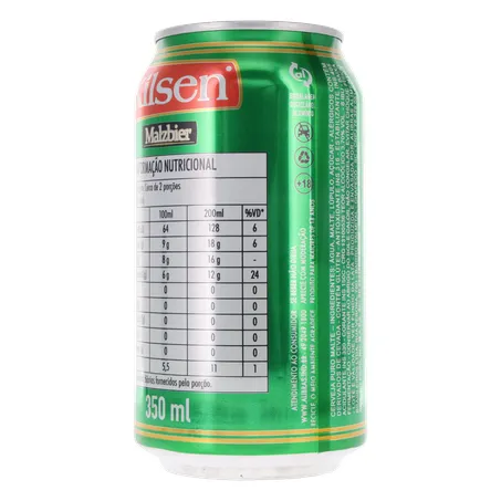 CERVEJA KILSEN MALZBIER PURO MALTE LATA 350ML 360-23