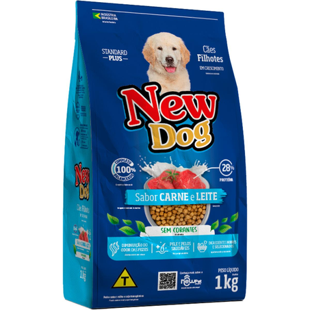 Ração New Dog 1kg - Filhotes