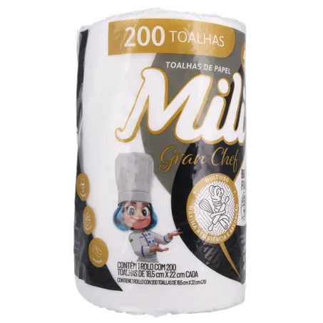 Papel Toalha Gran Chef Mili 200 Folhas 360-33