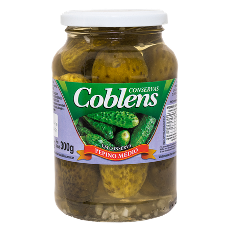 Pepino coblens conserva medio 300g