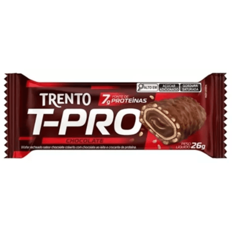 Chocolate barrinha trento t-pro 26g ao leite (unidade)