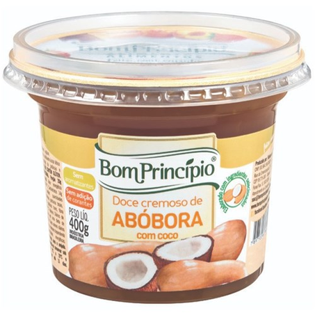 DOCE DE FRUTA ABOBORA/COCO BOM PRINCIPIO 400 G    
