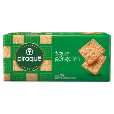 Biscoito Água com Gergelim Piraquê