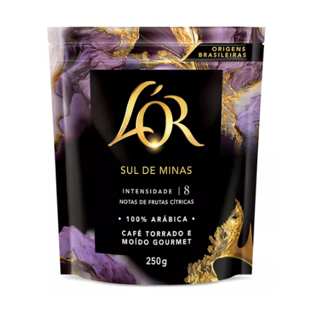 CAFE LOR 250G TORRADO MOIDO SUL MINAS