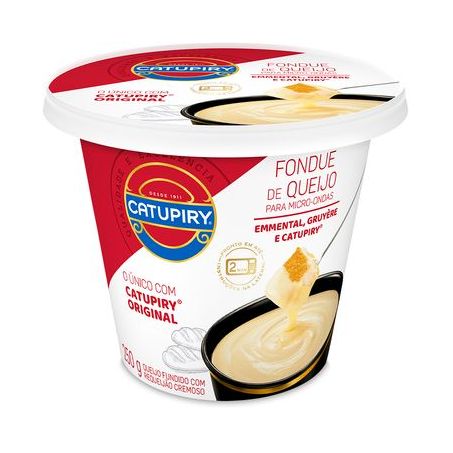 FONDUE DE QUEIJO CATUPIRY EMMENTAL GRUYERE E CATUP
