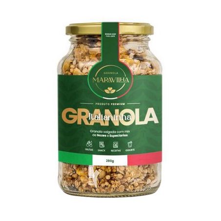 Granola maravilha italianinha salg 280g