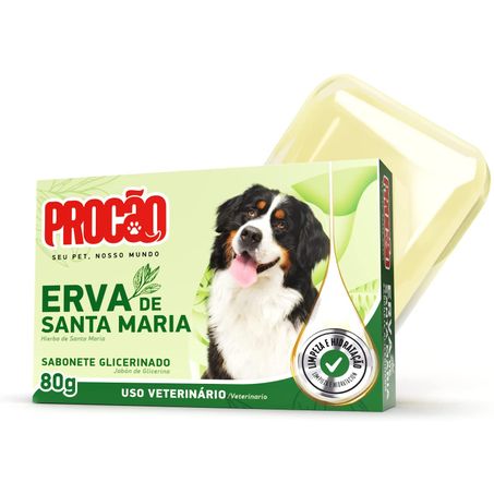 Sabonete Pet Procão Erva Santa Maria 80g 
 