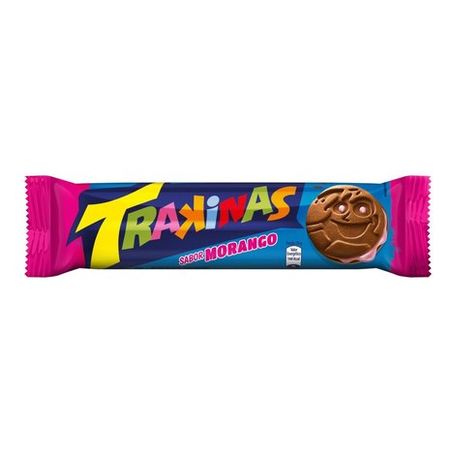Biscoito trakinas 126g morango