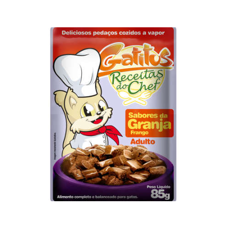 GATITUS SACHE 85G SABORES DA GRANJA