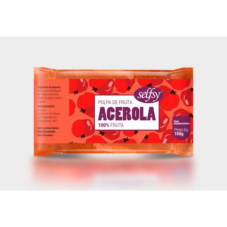 Polpa fruta selfsy acerola 400g