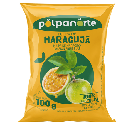 Polpa de Frutas Polpanorte Maracujá 100G