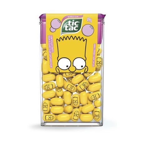 PASTILHA TIC TAC SIMPSONS 49G