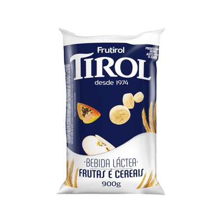 Bebida láctea tirol frutas e cereais sachê 900g
