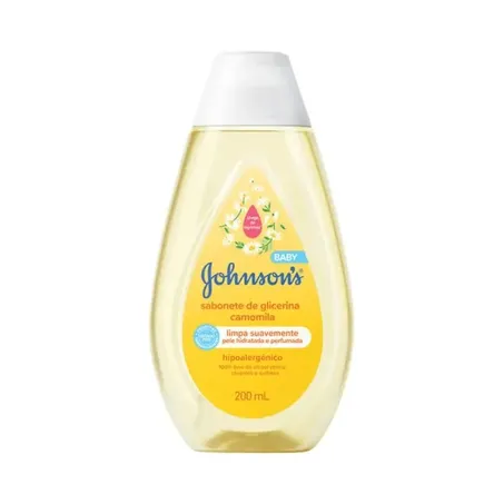 Sabonete Líquido Johnson's Baby Glicerina e Camomila Frasco 200ml