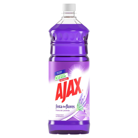 Limpador Ajax Perfumado Festa Flores Lavanda Frasco 1.75L